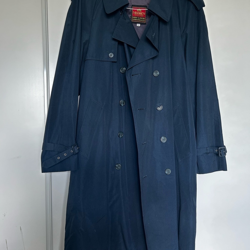 Vintage Moore’s - Double-Breasted Trench Coat